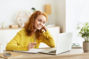 Girl looking for ethical products