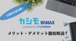 カシモワイマックスはおすすめ?メリット・デメリットを解説