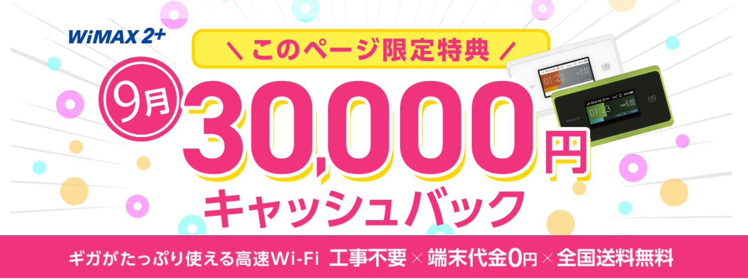 WiMAX2+端末(WX06)の料金・プラン・速度・データ容量を解説