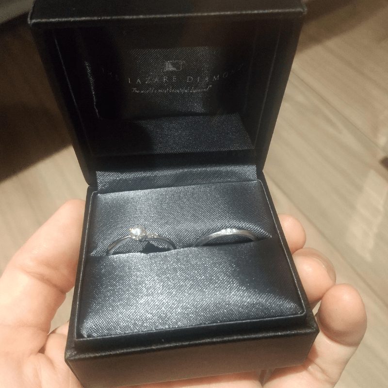 ラザールダイヤモンドの結婚指輪