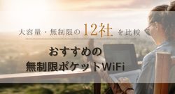 【2021年9月最新おすすめ】データ容量無制限で使えるポケットWiFiを解説