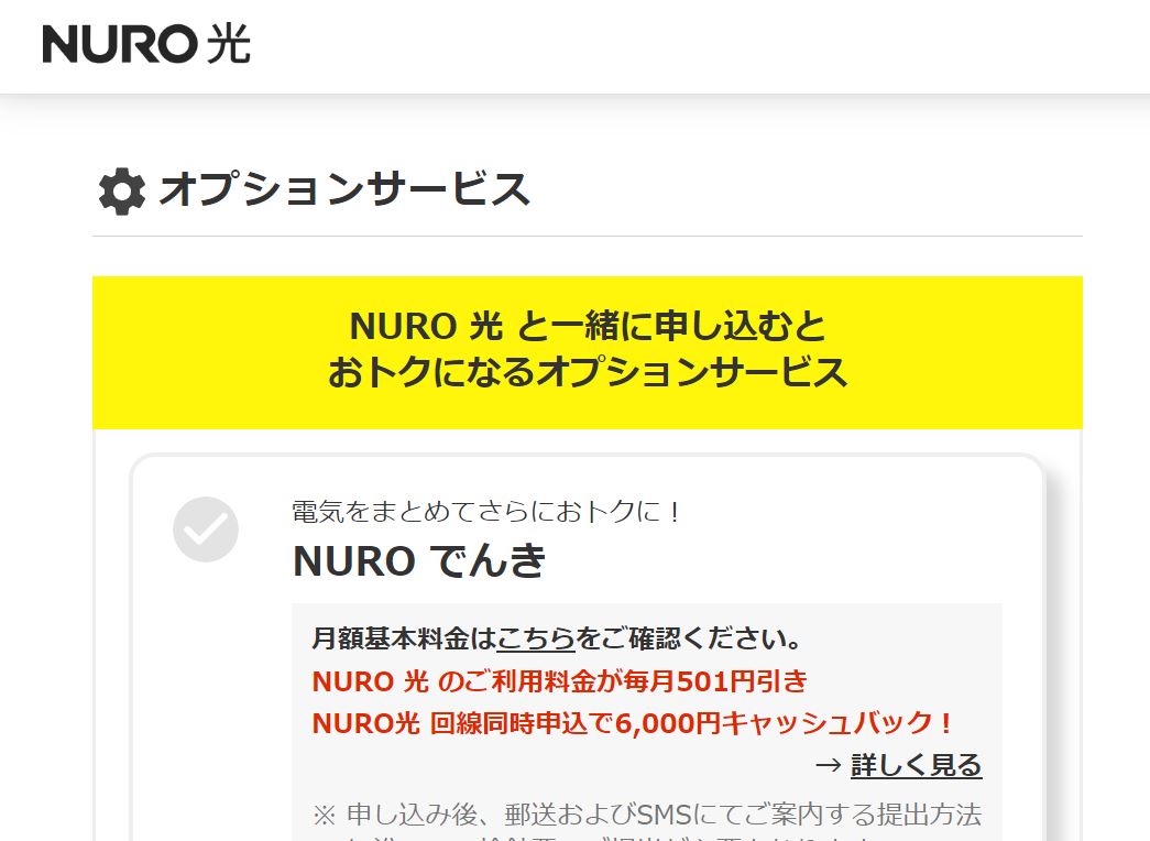 オプションサービス