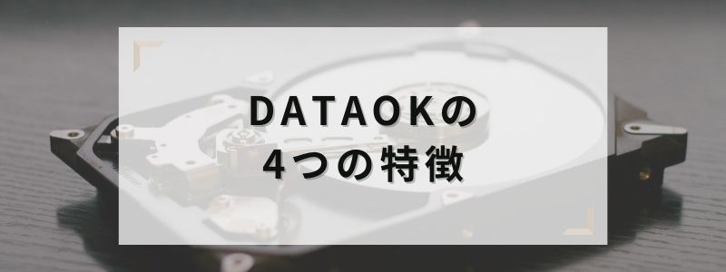 DataOKの4つの特徴