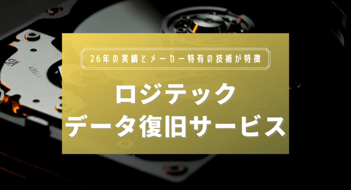 26年の実績とメーカー特有の技術が特徴！ロジテックデータ復旧サービス