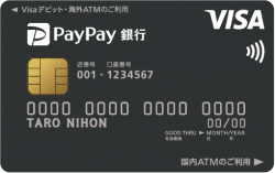 PayPay銀行Visaデビットカード