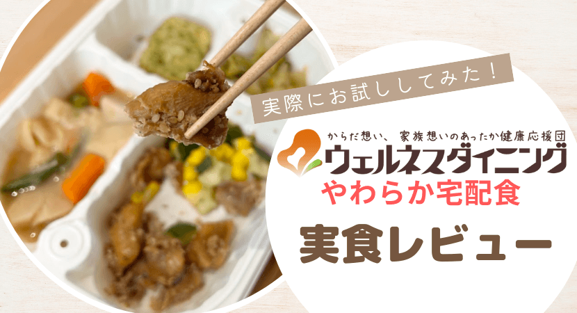 まずいという口コミは本当?やわらか宅配食の感想を実食レビュー