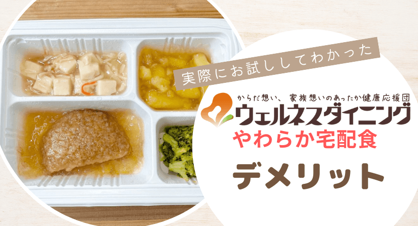 やわらか宅配食を利用する際の注意点やデメリット