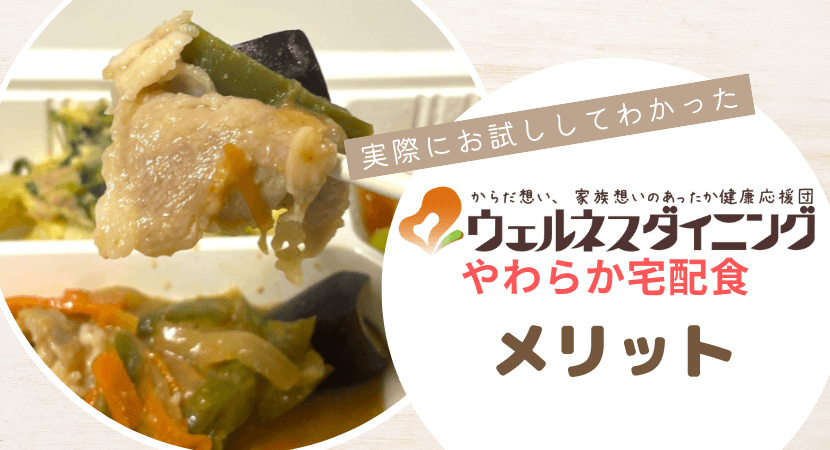 実際に利用して分かったやわらか宅配食のメリットを紹介