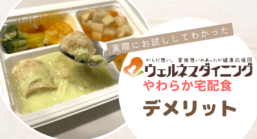 やわらか宅配食を利用する際の注意点やデメリット