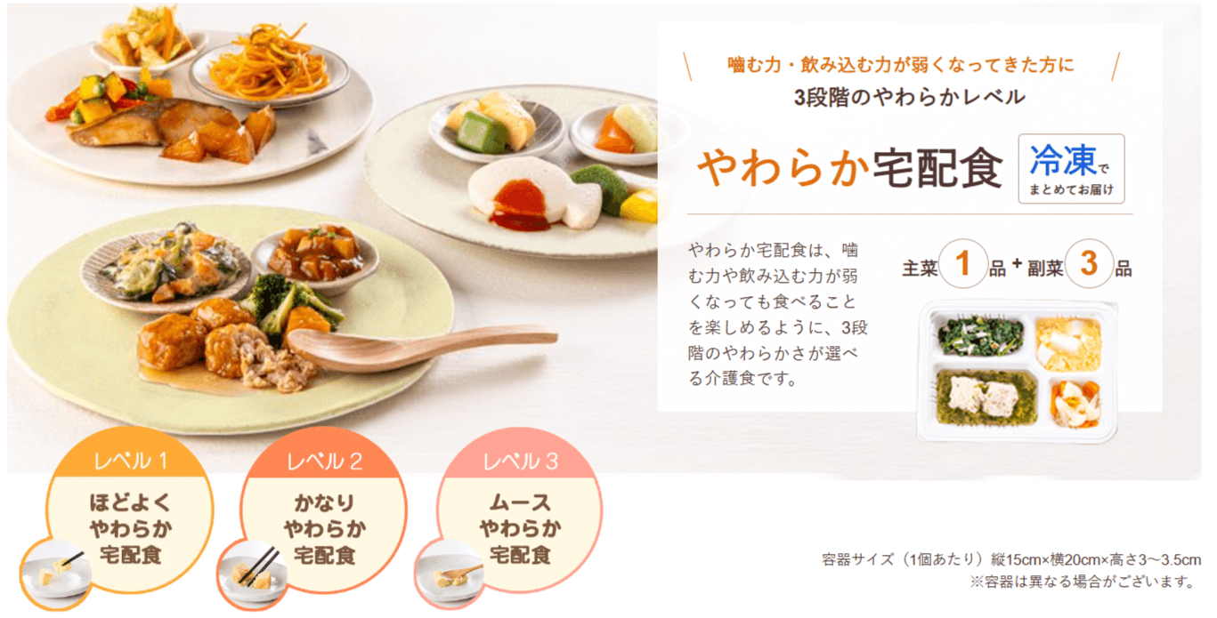 ウェルネスダイニングのやわらか宅配食は噛む力が弱いご高齢の方におすすめ!