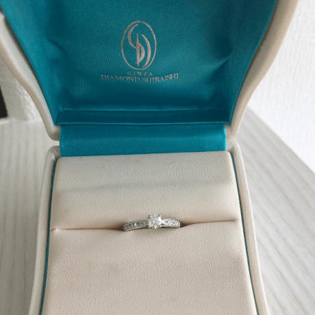 銀座ダイヤモンドシライシの婚約指輪