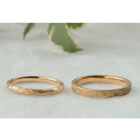 鎌倉彫金工房の手作り結婚指輪