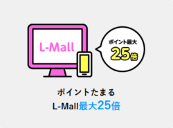 L-Mall(エルモール)経由のネットショッピングでポイント最大25倍
