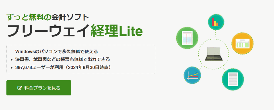 フリーウェイ経理Lite