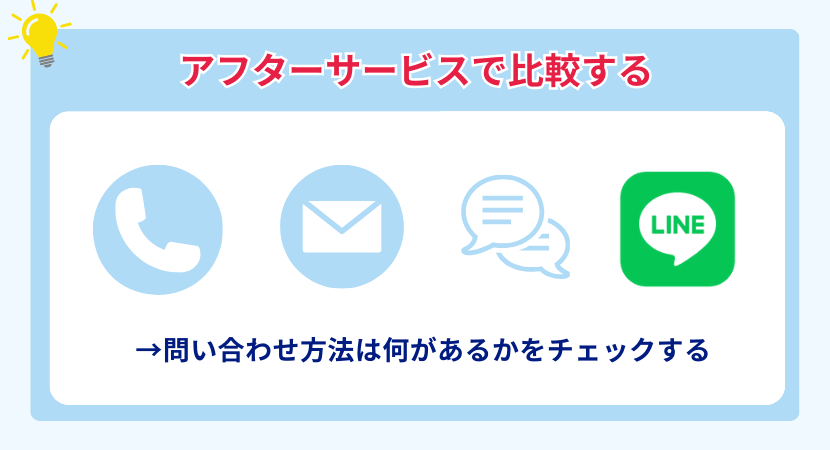 アフターサービスについて解説