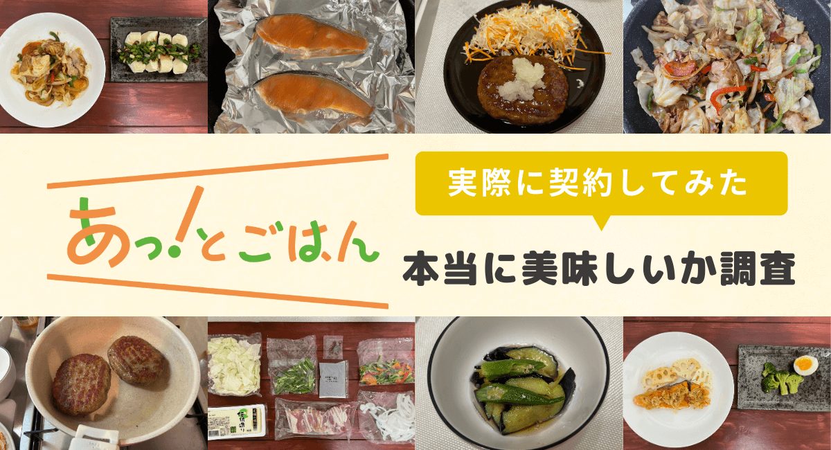 ワタミのミールキット「あっ！とごはん」の口コミ・評判を実食して徹底調査