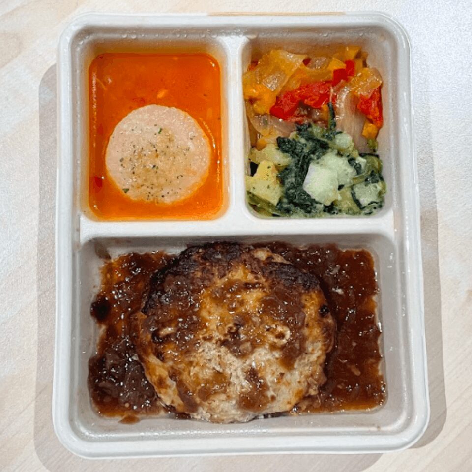 ハンバーグ 飴色玉ねぎのシャリアピンソース