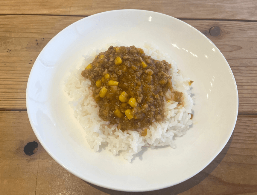 隠れ野菜たっぷりhomeal特製欧風キーマカレー