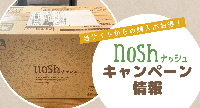 ナッシュは当サイト経由の購入がお得！