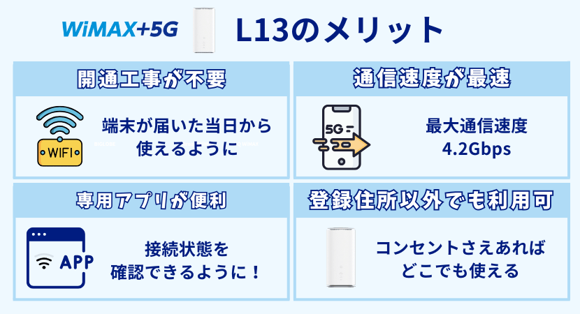 l13のメリット