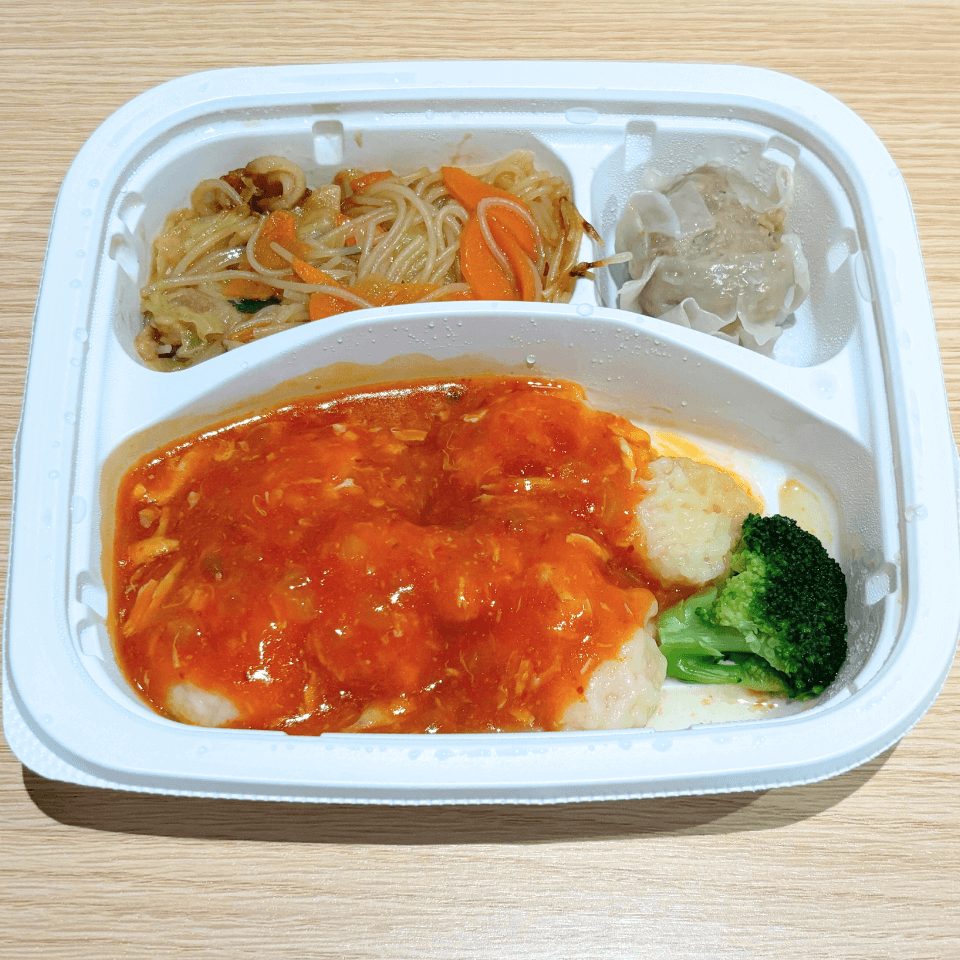 海老のトマトチリソース弁当