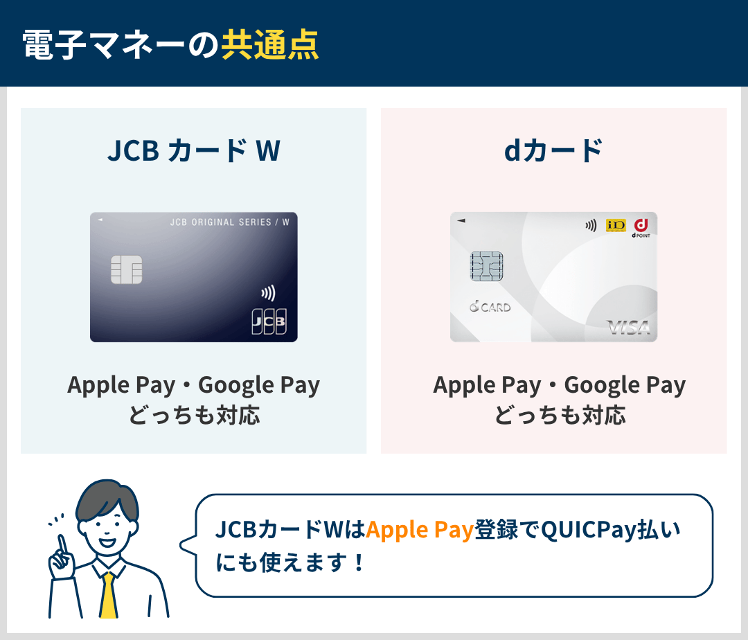 電子マネーの共通点