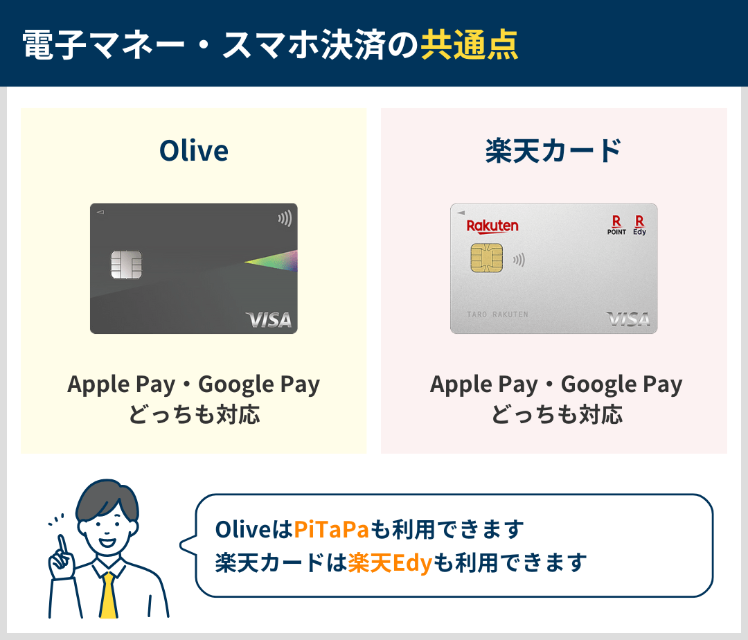 電子マネー・スマホ決済の共通点