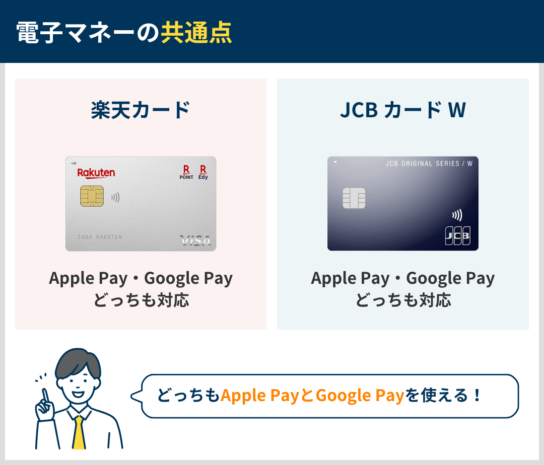 電子マネーの共通点