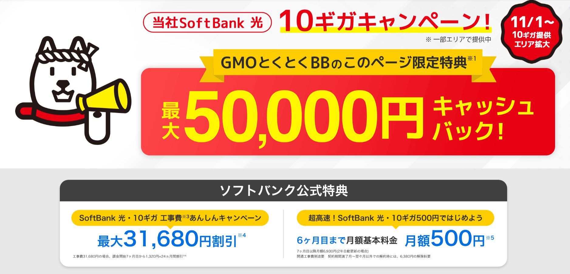ソフトバンク光10G