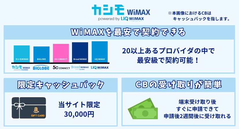 カシモワイマックスのおすすめポイント