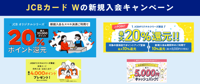 JCBカードW新規入会キャンペーン