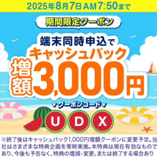 BIGLOBE 3,000円クーポン