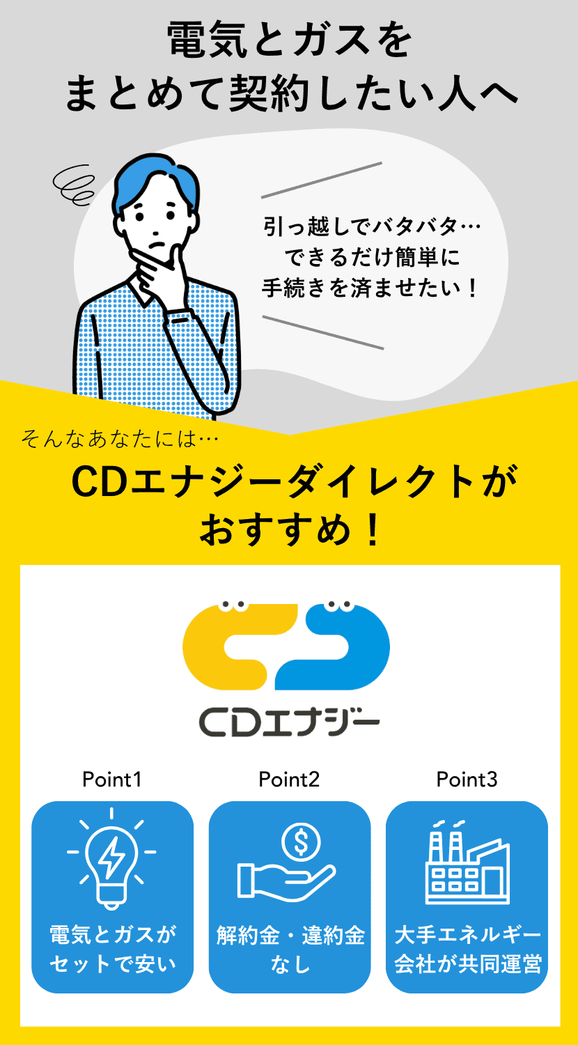おすすめはCDエナジーダイレクト
