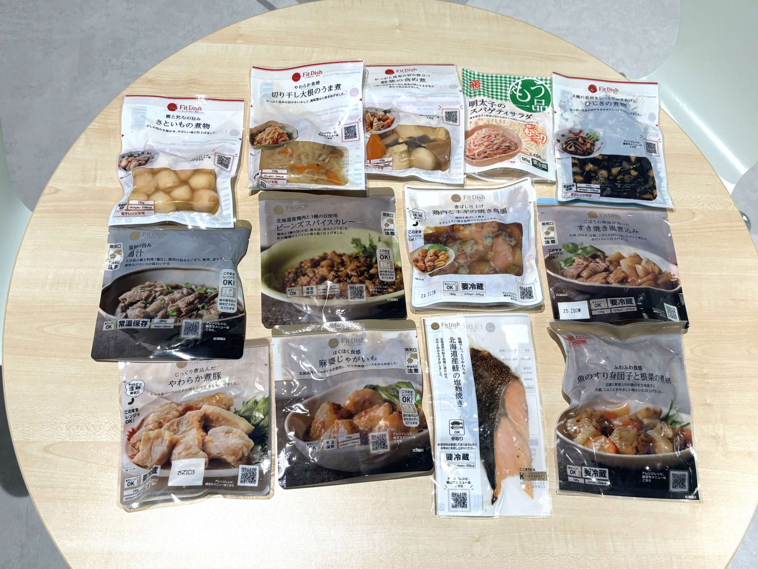 フィットディッシュ13食分が到着2