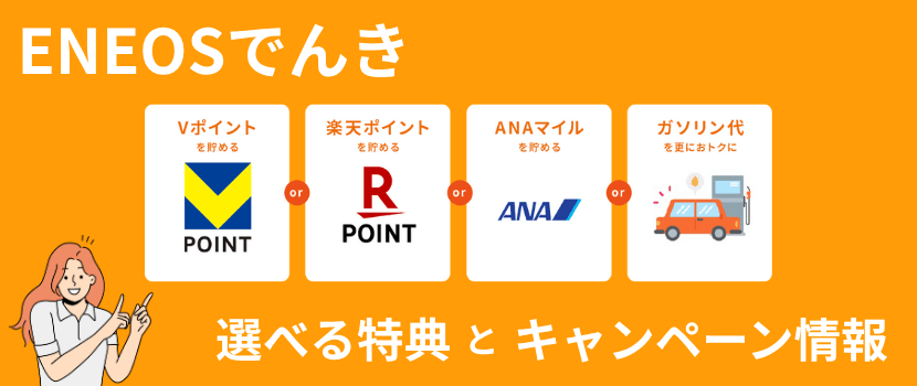 ENEOSでんきの選べる特典