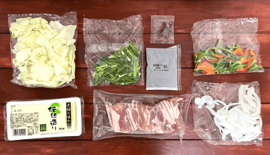 回鍋肉・豆腐のニラ醤油がけ