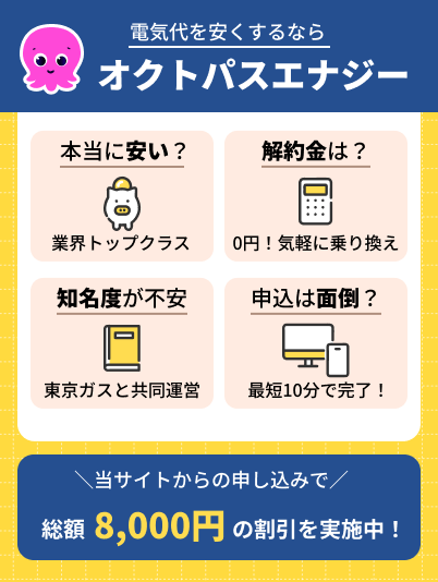 オクトパスエナジーがおすすめの理由