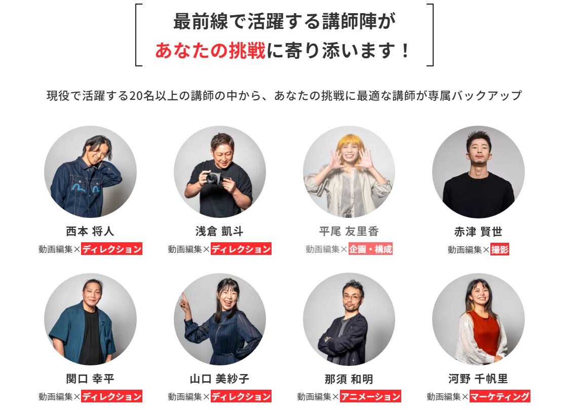 デジハクの講師陣