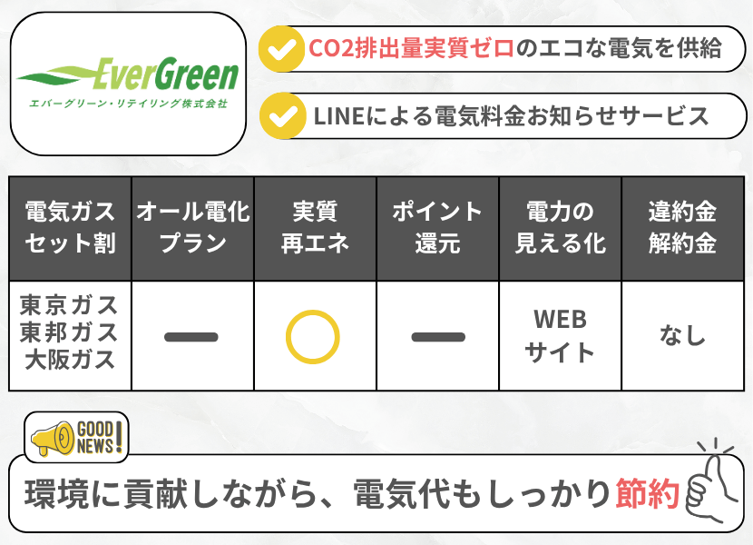 エバーグリーンの特徴