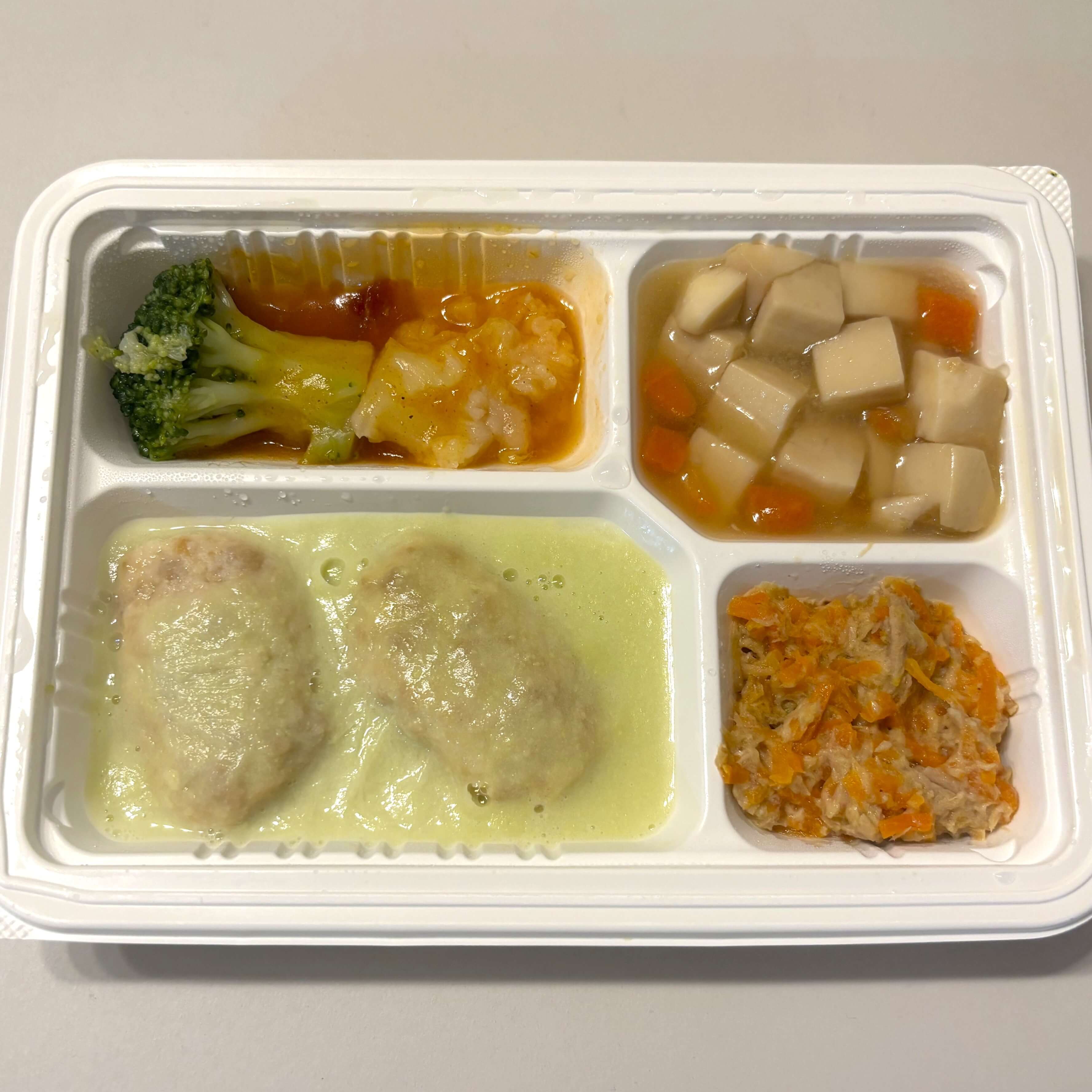 チキンの枝豆ソース（かなりやわらか食）