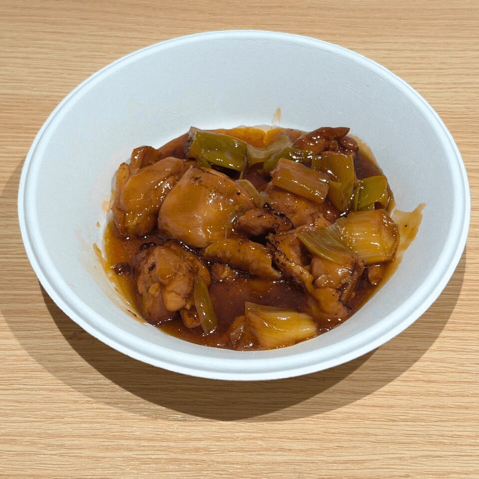 鶏肉とネギの焼き鳥風