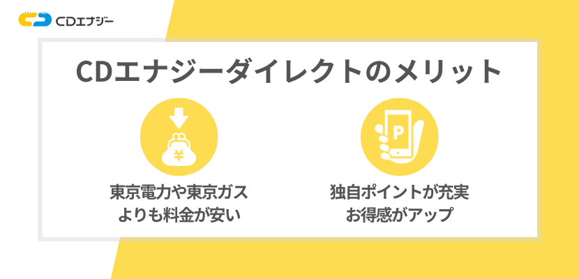 CDエナジーダイレクトのメリット