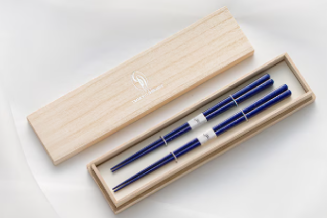 銀座ダイヤモンドシライシフェア特典の夫婦箸