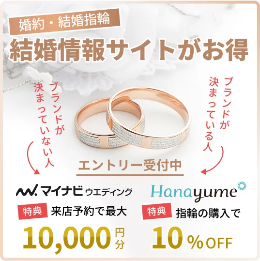結婚指輪のキャンペーン情報