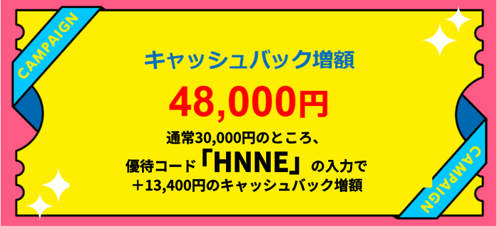 GMOとくとくBB WiMAXのキャッシュバックキャンペーン