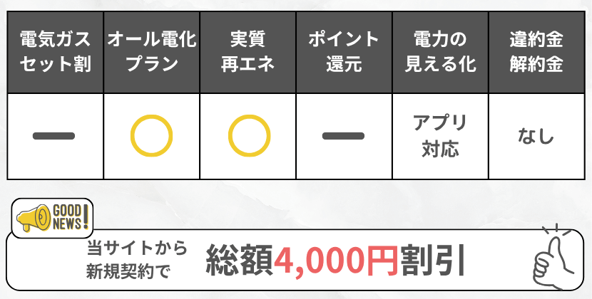 オクトパスエナジーの特徴