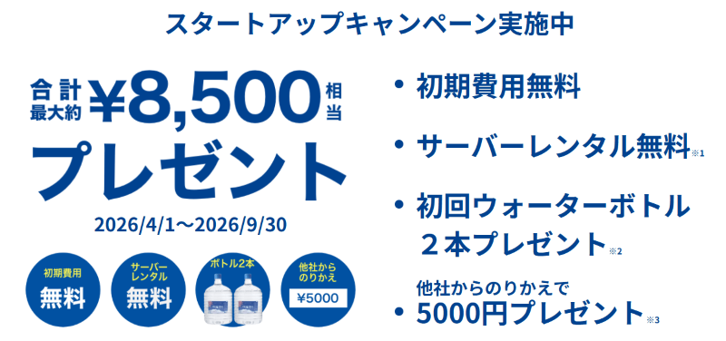 信濃湧水　キャンペーン