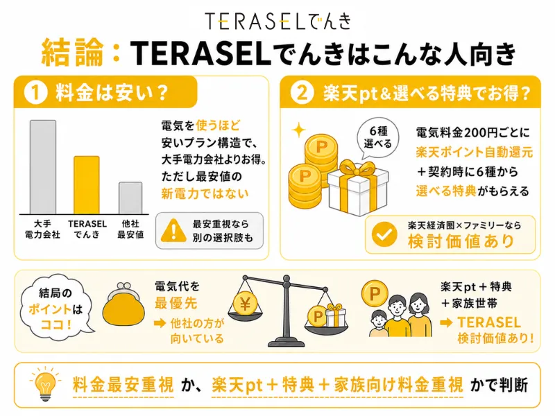 TERASELでんきがおすすめな人