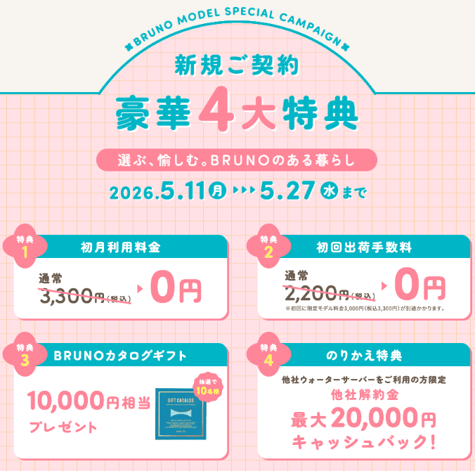 ハミングウォーターキャンペーン