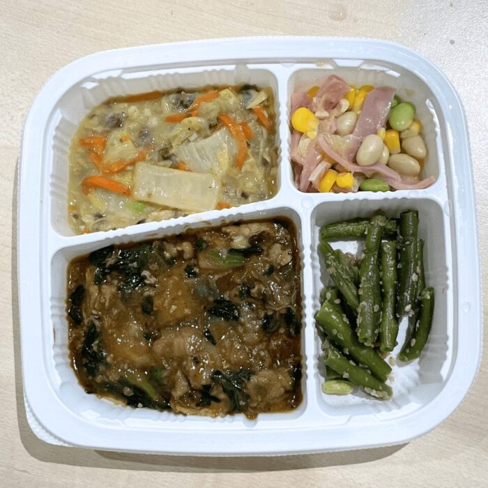 牛肉と茄子の麻婆ソース弁当